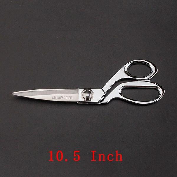 Professional Tailor Vintage High Quality Stainless Steel Scissors  Leather Fabric Cutter Sharp Needlework Scissors H