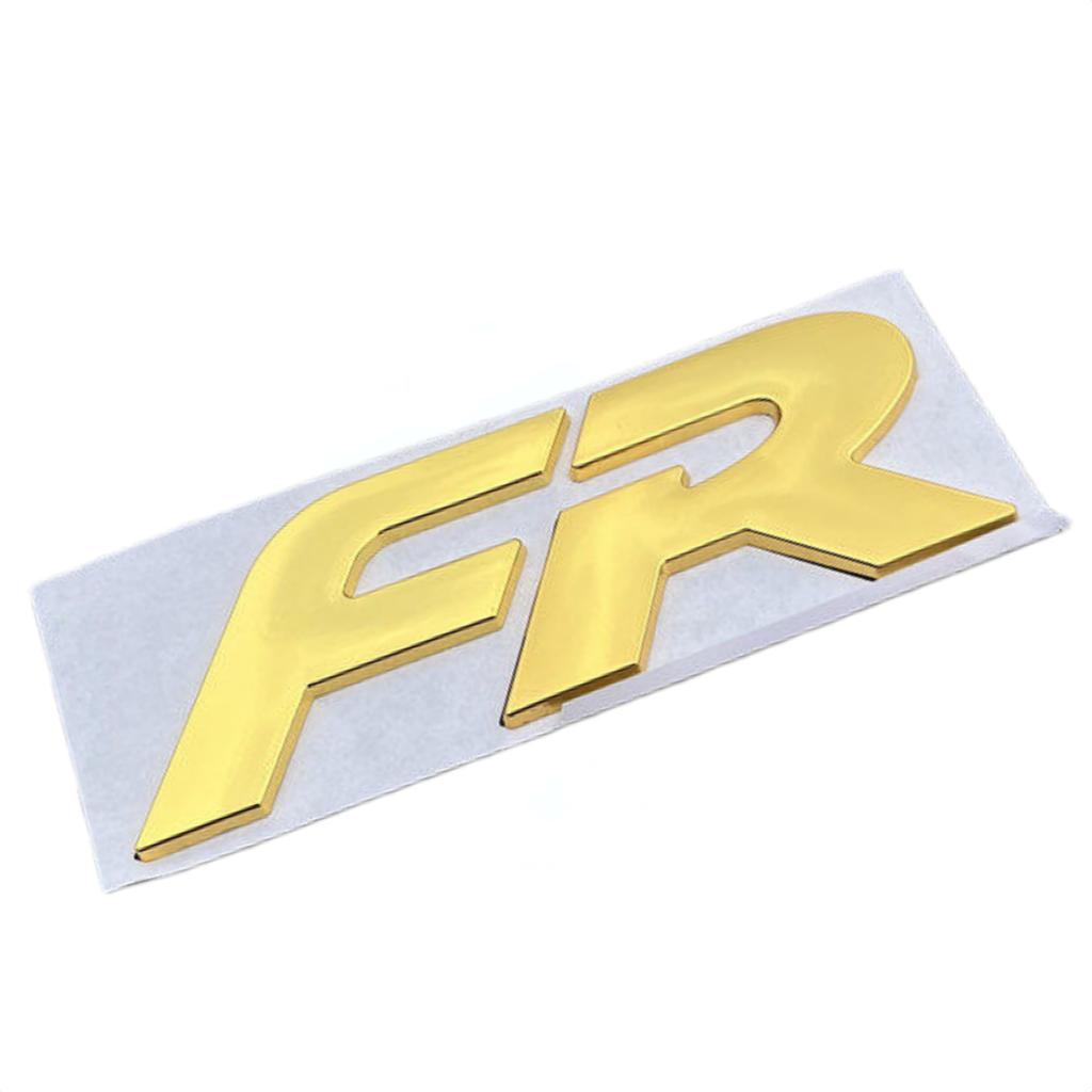 3D Metal Logo Car Rear Trunk Sied Fender Emblem Badge Sticker Decal for Car Decorative Stickers