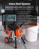 Stand Airless Paint Sprayer, 1500W, 3300PSI High Pressure Airless Sprayer with Cart, Cleaning Brush, Hose, Extension Rod, Nozzles, Electric Spray