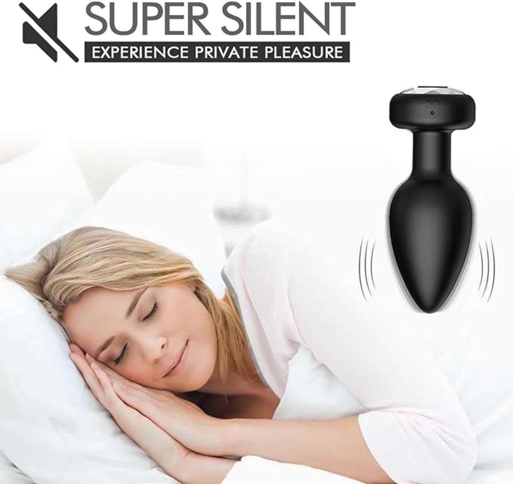 Anal Plug Adult Sex Toy,Wireless Remote Control 10 Frequency Vibration,Butt Plug for Male Prostate Massage Vibrating Anal Sex Toys for Woman