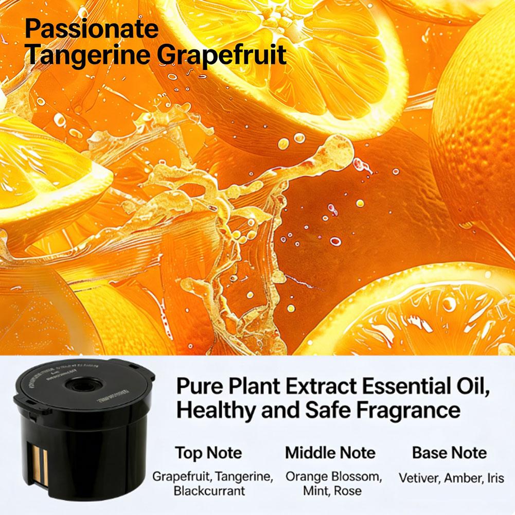 Auto Spray with Timer Ambient Atmosphere Light Smart Car Mist Diffuser Fragrance Machine USB Rechargeable Car Interior Decor