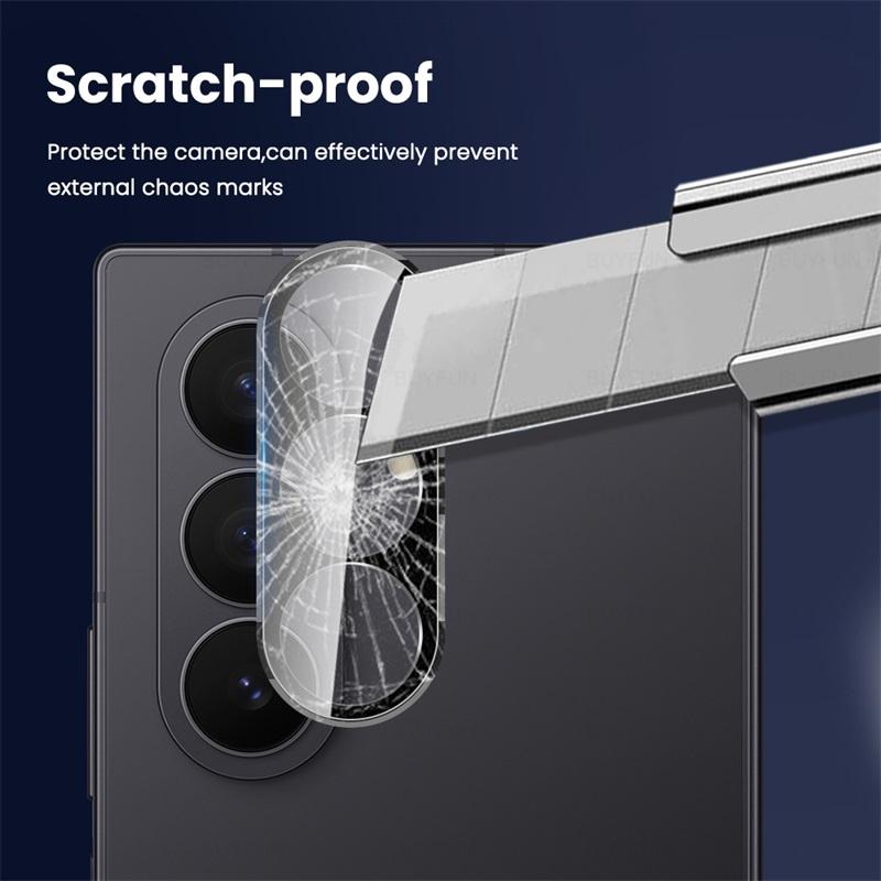 1-2Pcs 2026 Upgraded 9H Curved Camera Protector for Samsung Z Fold 8 Ultra 7 6 5 3D Arc Tempered Glass Lens Full Coverage Cap