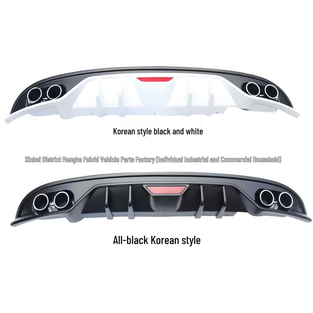 Hyundai Elantra Rear Diffuser Four-Outlet Bumper Lip Decoration