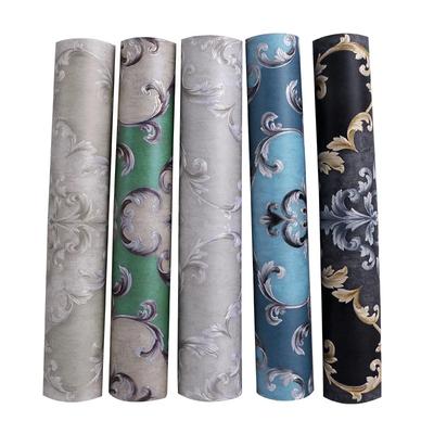 European Style 3D Stereoscopic Living Room Bedroom Background Wallpaper Home Luxury High-end Nonwoven Damascus Wallpaper.