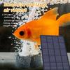 2W Monocrystalline Solar Aquarium Oxygenation Pump Silent Oxygenation Pump Aquarium Air Pump for Garden Aquarium Fish Pond