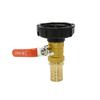 S60 To 25MM 1inch Brass Hose Barb Connector Valve 1000 Liter IBC Tank Valve FittingCopper Water Pipe Connector