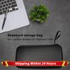 Bolsa de Armazenamento Impermeável à Prova de Choque com Capa Dura de EVA para Teclados Sem Fio, Bolsa de Transporte de Teclado à Prova de Poeira para Logitech K380
