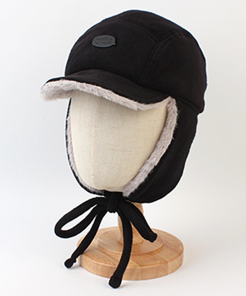 Yunibeosyeolkemiseuteuli Soft Fur Black Earflap Cap