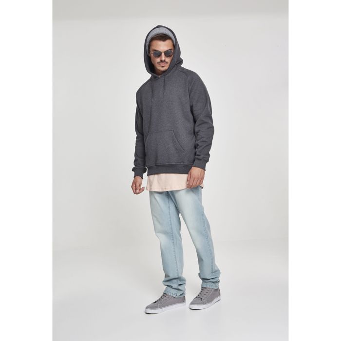 Sweatshirt À Capuche - Urban Classic - Gris - Manches Longues - Mixte - Taille Jusqu'à 6XL