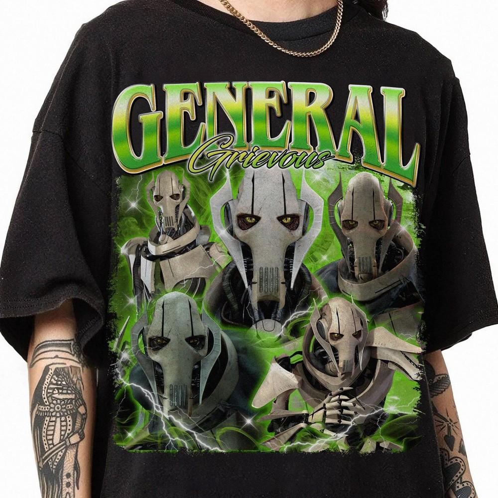 Vintage General Grievous T Shirt, StarWars Grievous Revenge of the Sith Tshirt, Unisex T-Shirt S