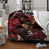 Football Celebration Moment printed flannel breathable and warm blanket, a stylish home gift, suitable for home, office and bedspread use. 0713a6