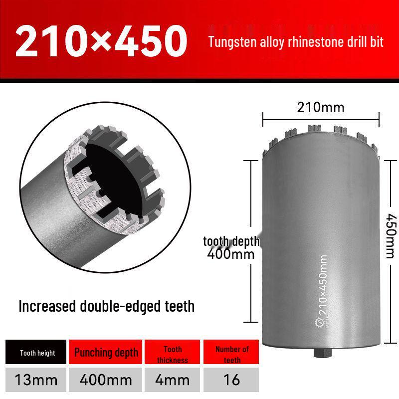 13mm Rhinestone Dry Drill Bit for Reinforced Concrete and Stone