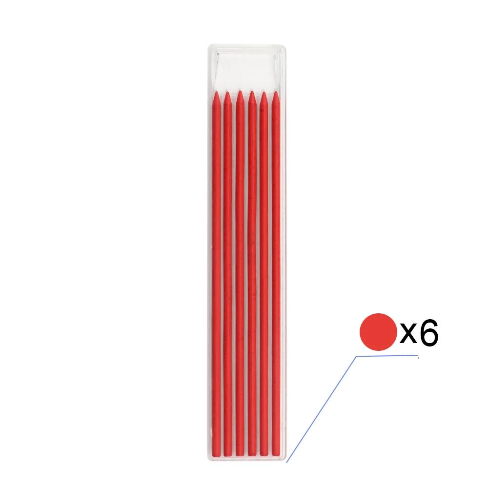 Solid Carpenter Mechanical Pencil With Sharpener For Woodworking Construction Long Head Carpenter Pencil Stationery Supplies KTY