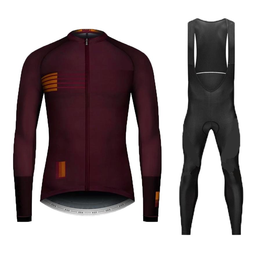 2023 Team Spring Long Cycling Jersey Sets Breathable Long Sleeve Spring New Men's MTB Bicycle Clothing Suits Roupa Ciclismo