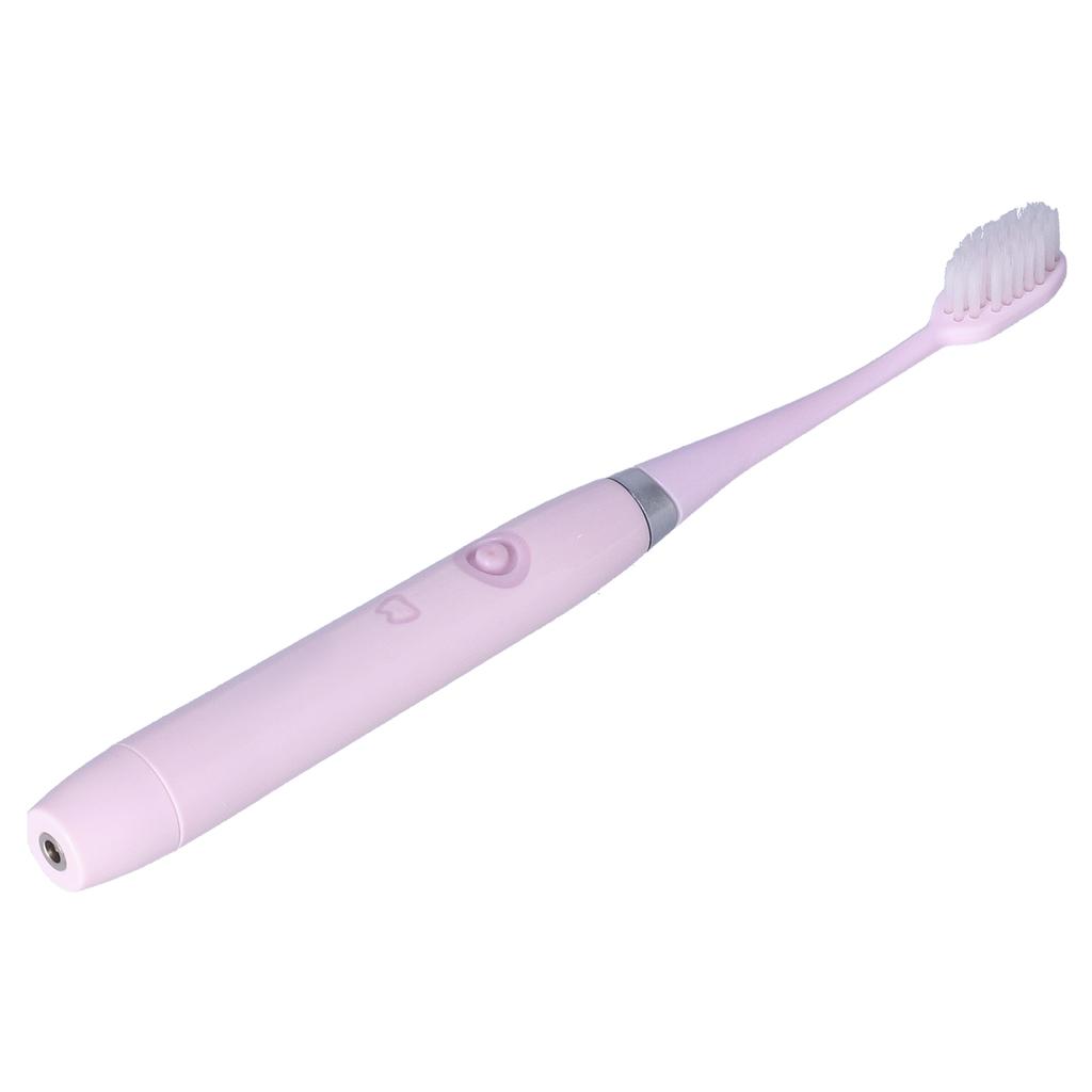 Brosse à Dents Électrique Rechargeable Minuterie Intelligente Conversion de Fréquence Brosse à Dents Sonique pour AdulteRose