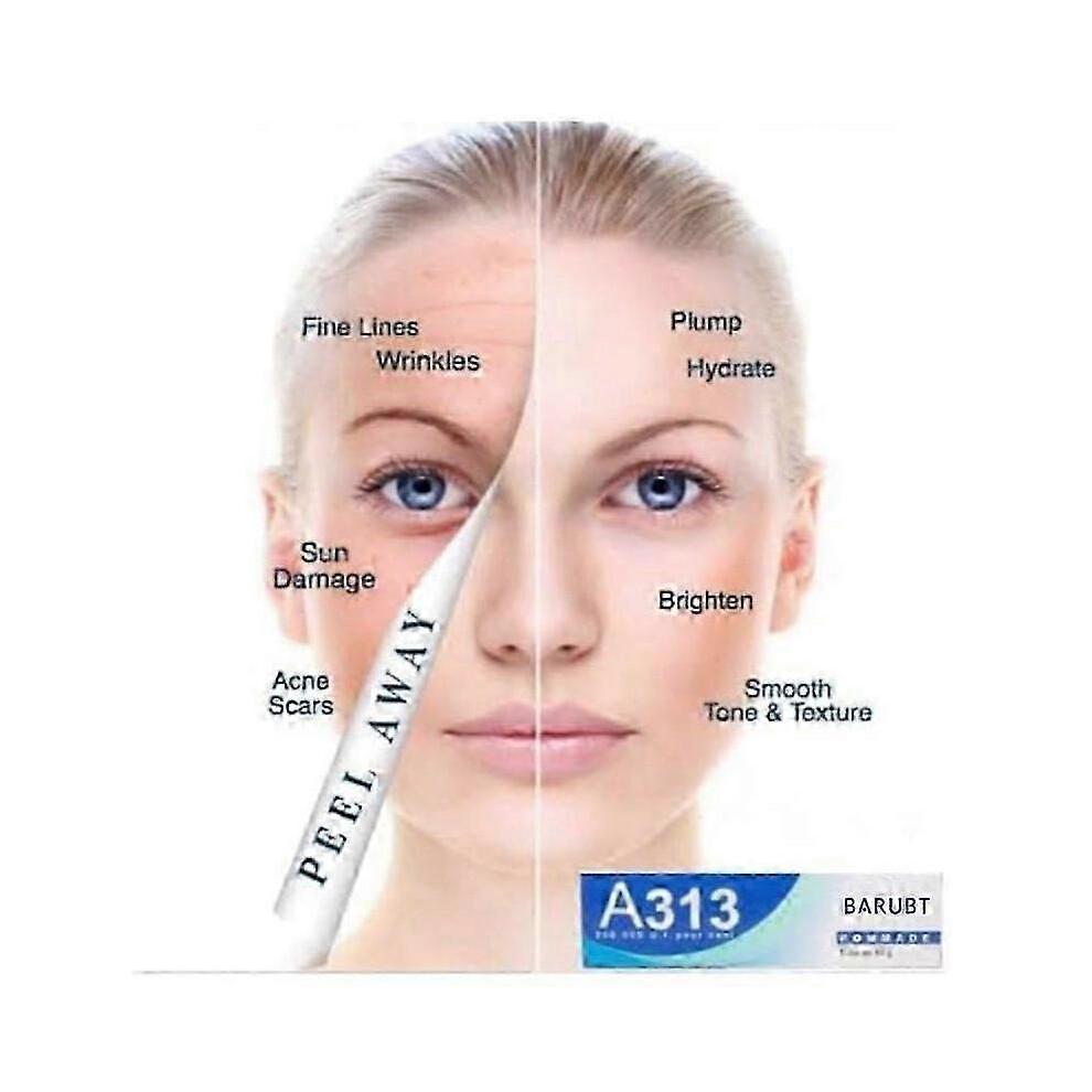 Krem z witaminą A Retinol A-313 A~313 Retinolowy Krem Przeciwstarzeniowy do Twarzy, Zmniejsza Pory i Zmarszczki, Leczy Trądzik i Przebarwienia - Idealne Prezenty