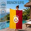 Galatasaray Football Club Crest Beach Towel, Quick-drying, Easy to Care for, Suitable for Both Fitness and Beach Vacations,Sports Essential