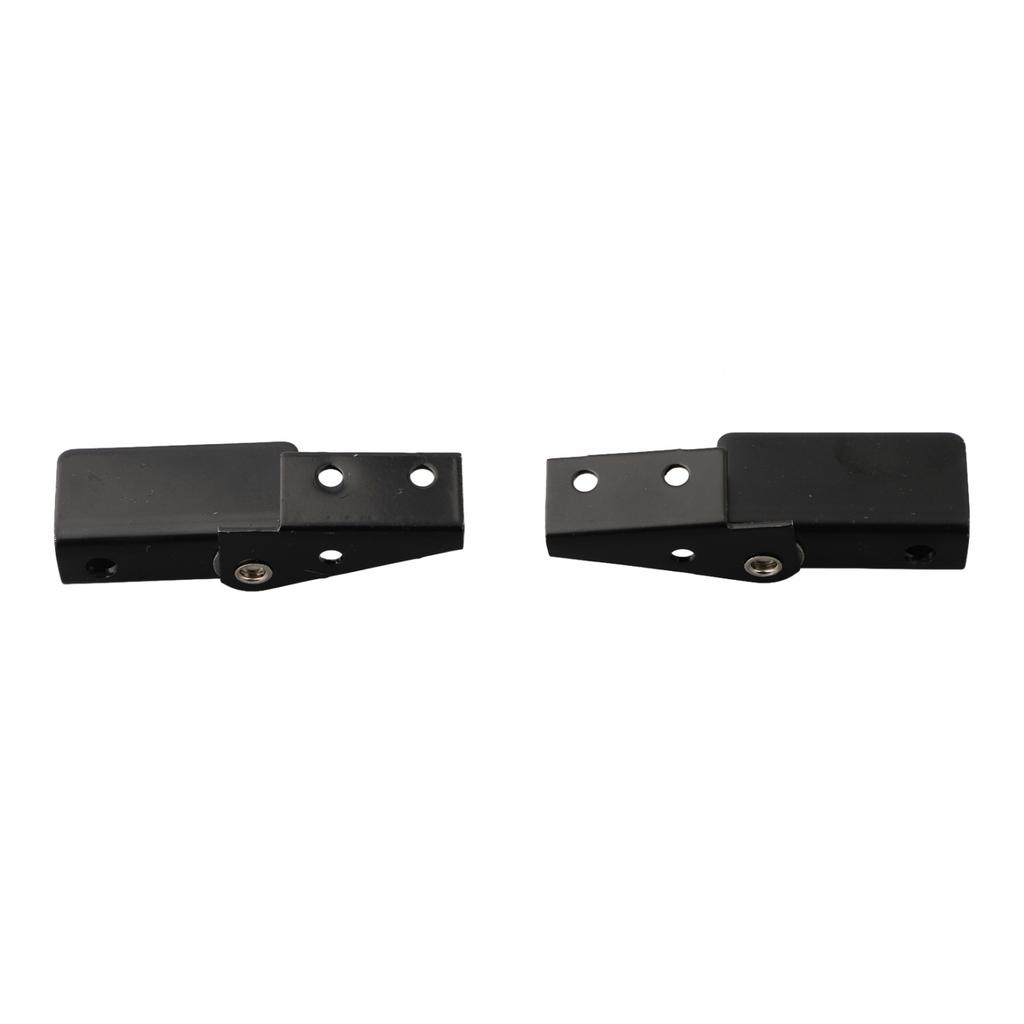 2Pcs Glass Door Hinge Easy Installate Silver/Black Color