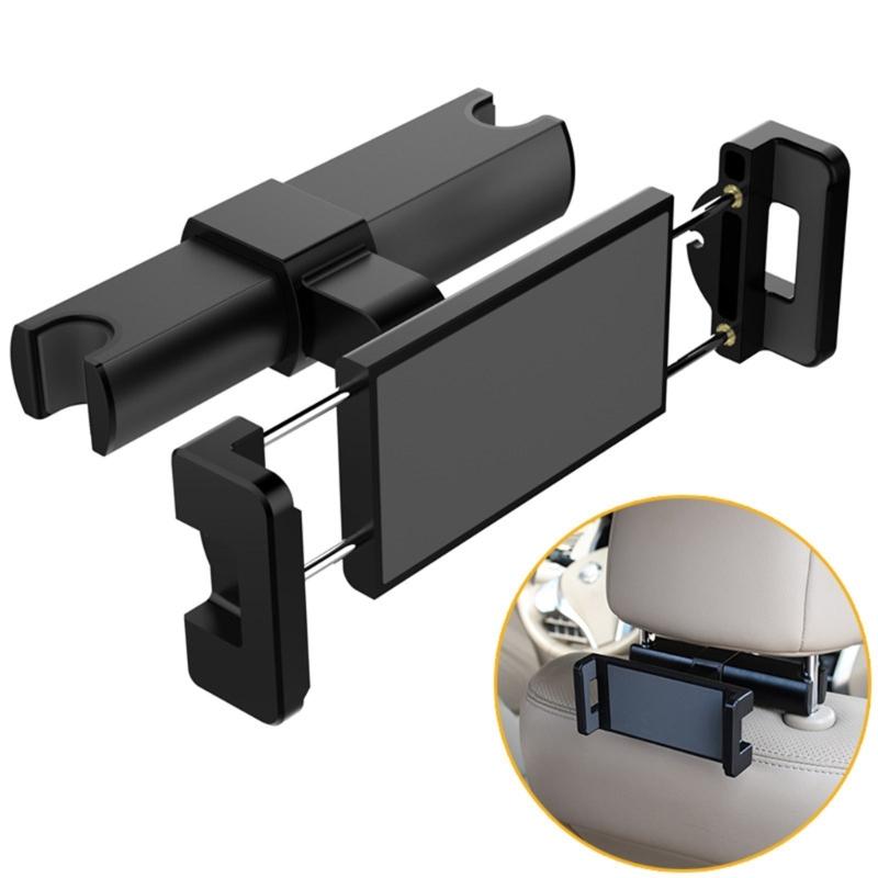 Rotating Car Tablet Holder Multi Angles Adjustment for Enhanced Viewing Comfort in Vehicle Backseat During Long Journeys