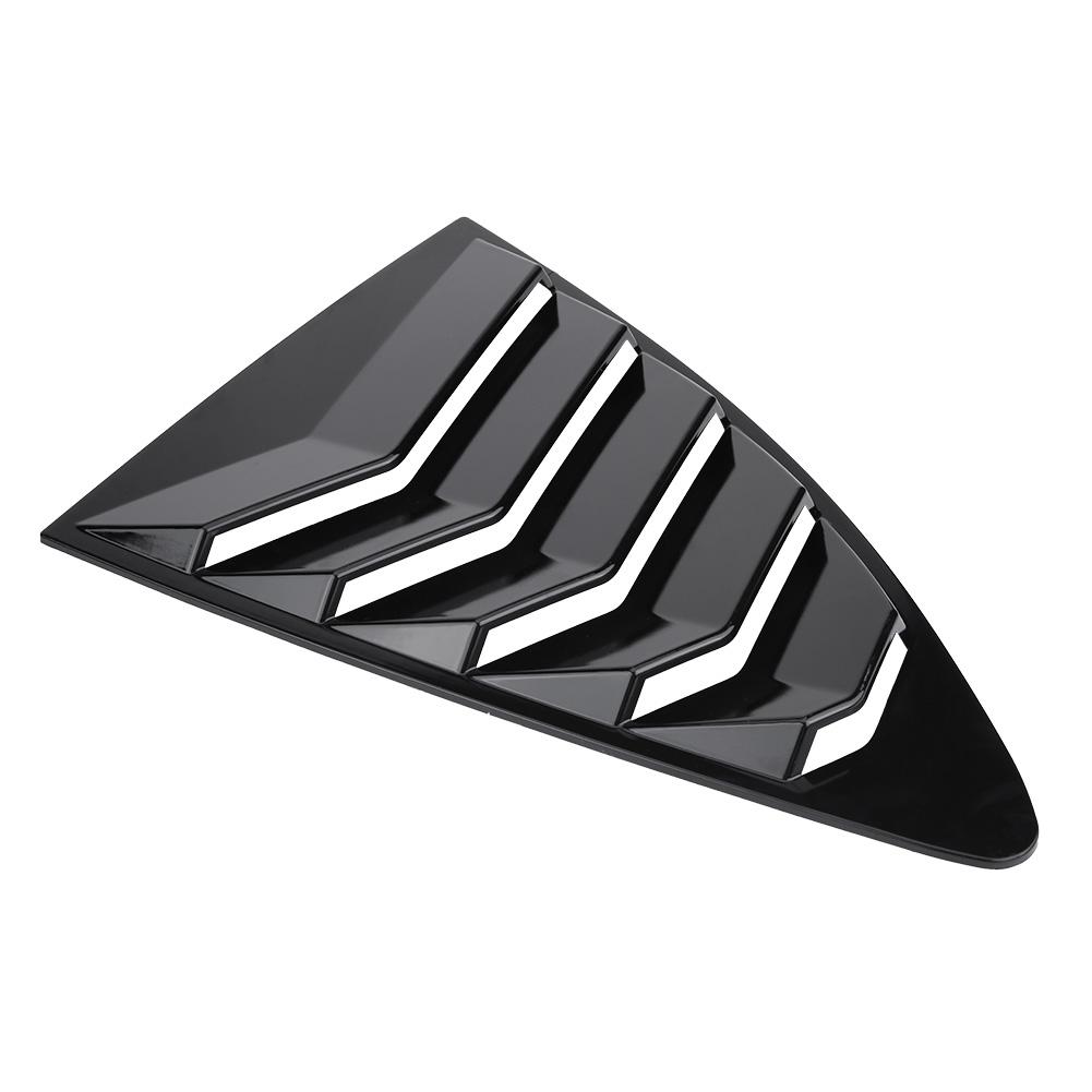 1 Paar Zijraam Louver Ventilatiekap Sierlijst voor 86CelsiusScion FR S 13-18 Zwart