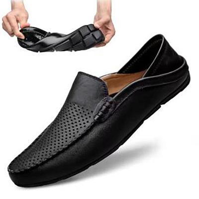 Zomer Heren Casual Schoenen Mocassins Ademende Bootschoenen Italiaans Luxe Merk Heren Rijloafers