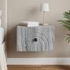 Wall Mounted Nightstand Grey Sonoma 33 x 34.5 x 20 cm