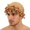 fringed headscarf hat, solid color cashew print twist tail hat, hip hop twist braided hat