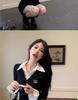 Korean Fashion Faux Two-Piece Shirt Dress – Chic Autumn/Winter Style with Unique Design and Short Skirt for Women