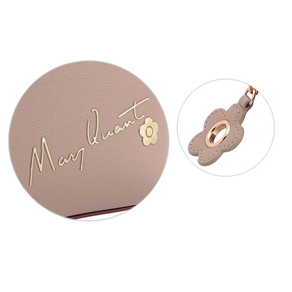 MARY QUANT Flipside Daisy Round Pouch L x x D6cm Beige H13.5 W18.5