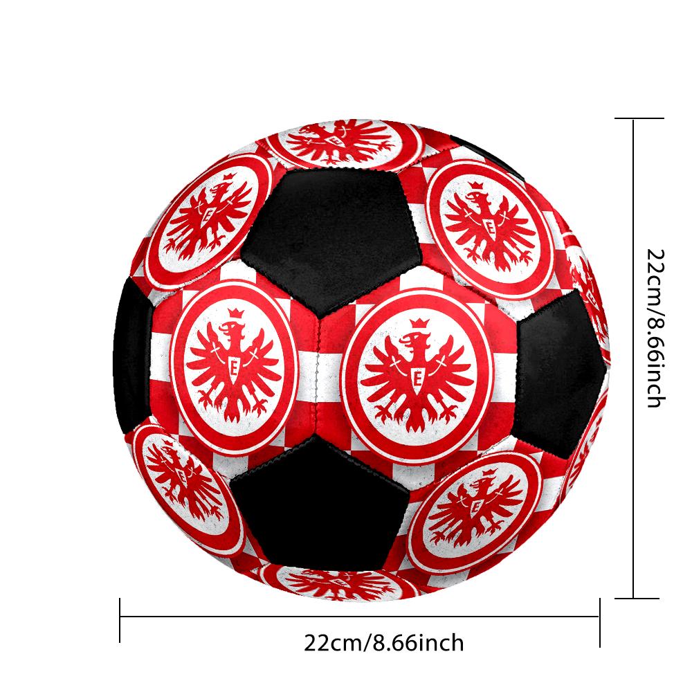 Eintracht Frankfurt Soccer Ball Colorful All Ages Machine Stitched PVC Competition Ready Durable High-Bounce