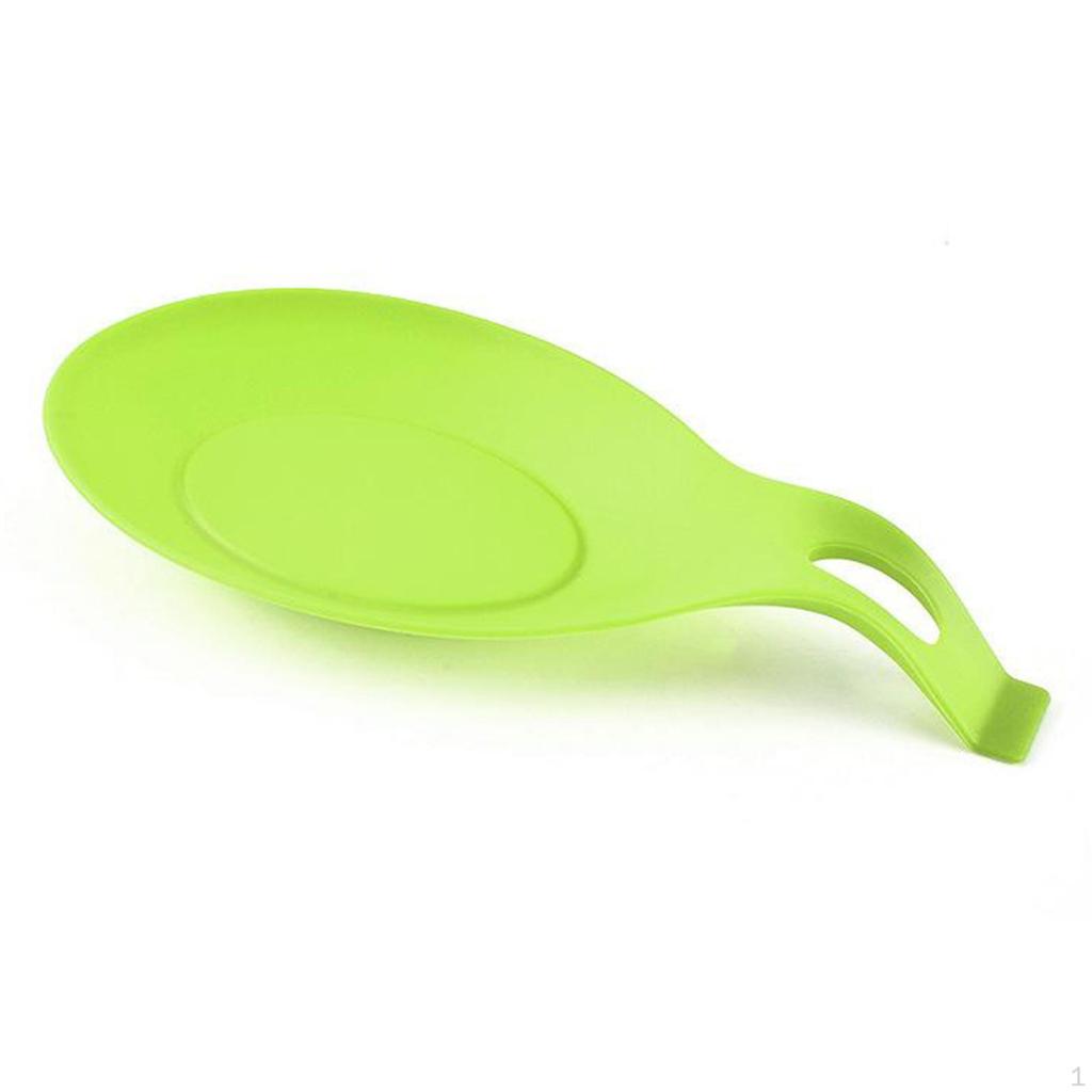 Resistant Silicone Rest Kitchen Utensil Holder