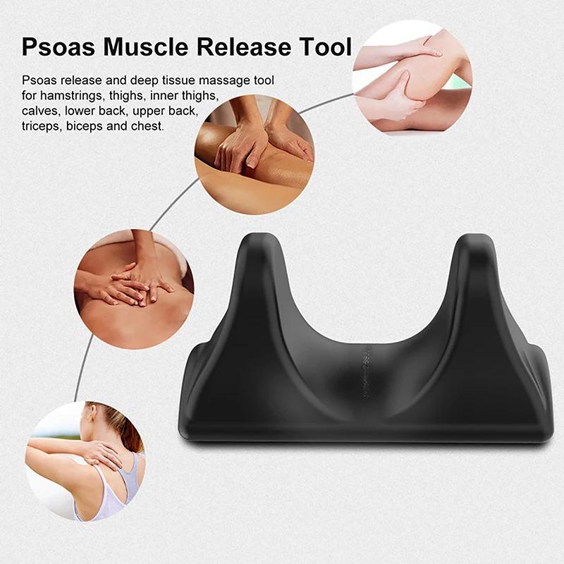 Psoas Muscle Massager Psoas Muscle Release and Deep Tissue Massage Tool for Hamstring Thigh Back Calve