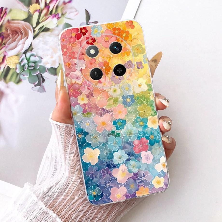 Dragon Lion Animal Printed For Honor Magic 7 Lite 7 Pro Magic7 Phone Case On Honor X9C Smart Cover Clear Silicone Butterfly Capa