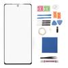 Black Front Outer Lens Glass Screen Cover for Galaxy Note 20 Professional Phone Screen Replacement Repair Kit
