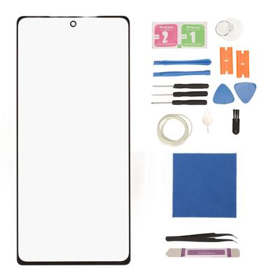 Black Front Outer Lens Glass Screen Cover for Galaxy Note 20 Professional Phone Screen Replacement Repair Kit