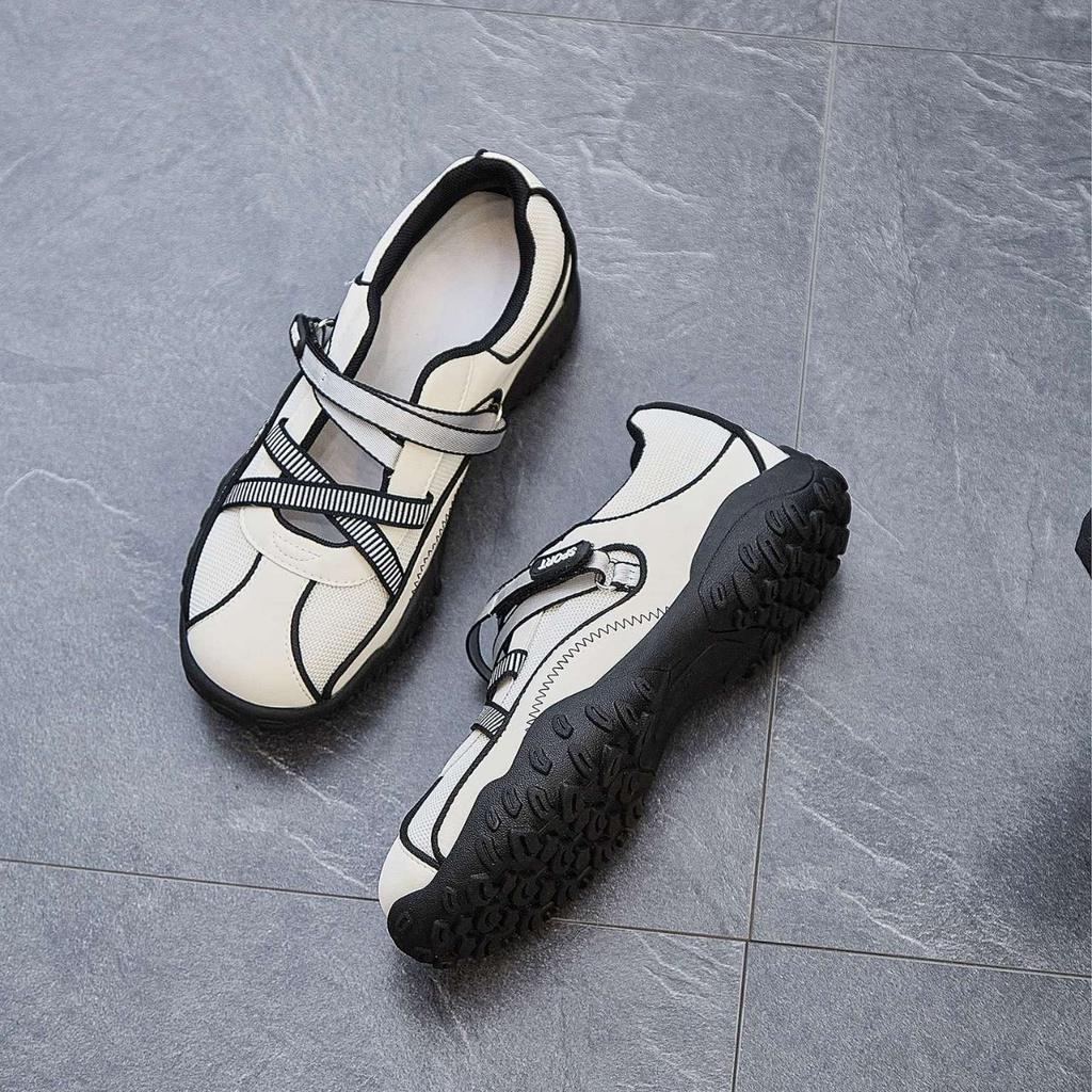 Height-increasing ballet sandals women's 2025 summer new breathable sports Mary Jane shoes platform casual moral training shoes