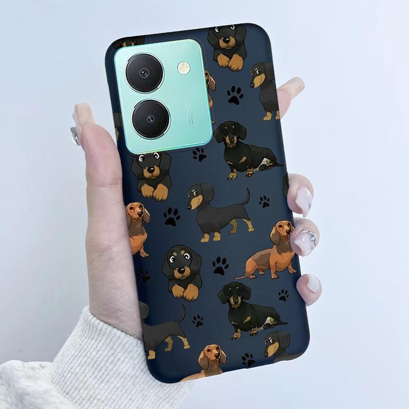 For Vivo Y27s Case Vivo Y36 Russian Cover Beautiful Butterfly Flower Girls Design Bumper Shell For Vivo V2247 V2322 Back Housing