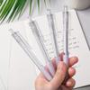 0.5mm Simple Transparent Press Neutral Pen Office School Writing Student Supplies Stationery