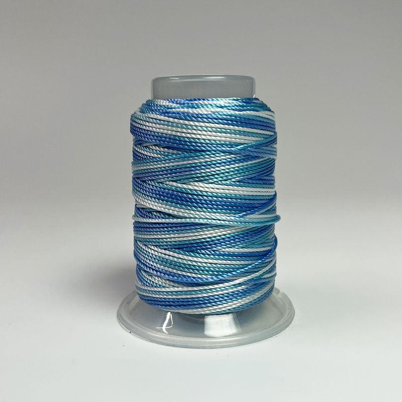 

12-прядный секционно окрашенный шнур для переноски, плетеный шнур, материал для DIY, Qianli Jiangshan, прядь, градиент цвета, плетеный браслет, разноцветная нить 12 Shares-Van Gogh Starry Night C33