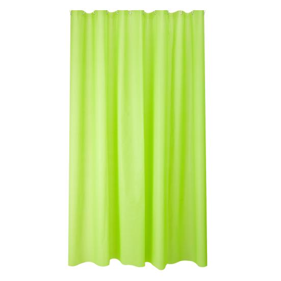 Plastic Shower Liner, Modern Solid Color Bathroom Curtain, Waterproof Shower Curtain with Metal Grommets for Bathroom Decor