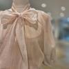 Ribbon Tie Blouse EWBLPI0700