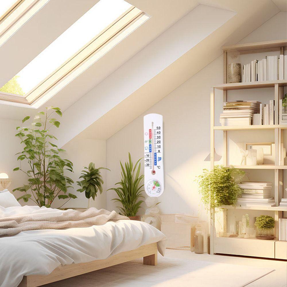 Wall Mounted Hygrometer Easy-to-Read Scale Humidity Meter Durable Temperature Meter  Household