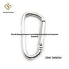 Bunter Aluminiumlegierung D-Ring Karabiner Schlüsselanhänger Tasche Haken (DIY Schmuckzubehör)