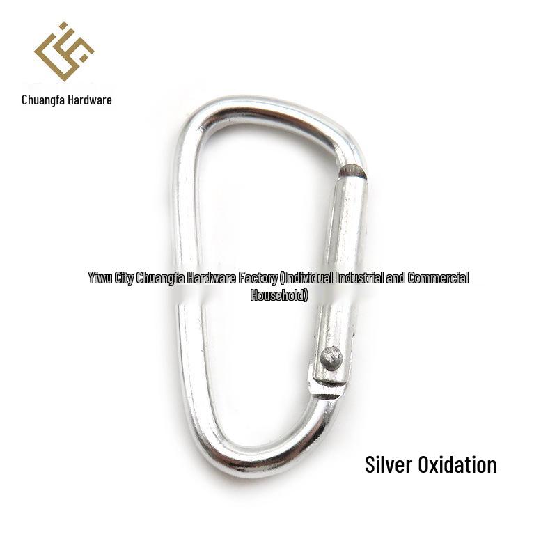 Bunter Aluminiumlegierung D-Ring Karabiner Schlüsselanhänger Tasche Haken (DIY Schmuckzubehör)