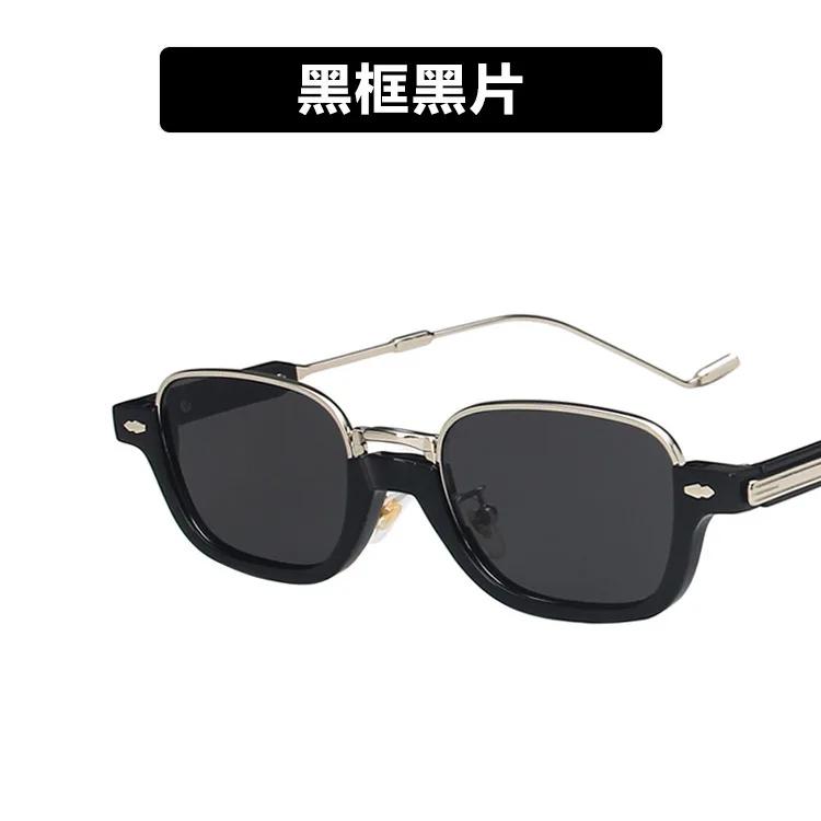 

Retro Punk Small Square Sunglasses Men Riding Driving Sun Glasses Women Brand Designer Metal Frame Eyewear Shades UV400