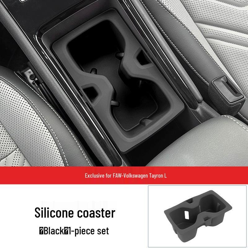 

Комплект: Чехол на рычаг переключения передач и противоскользящий коврик-подстаканник для Volkswagen Tayron L