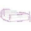 Ottoman Bed with Mattress Black 160x200 Cm Fabric