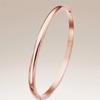 Sleek European-Style 8mm Stainless Steel Buckle Bracelet for Couples