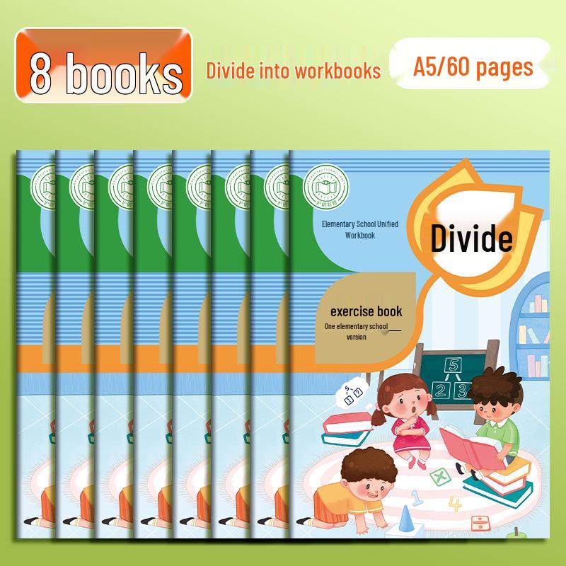 A5 Math Decomposition Book for Kindergarten To Third Grade