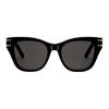 Dior Logo Acetate Metal Butterfly Sunglasses Women sunglasses Black DSGTB4IXR_10A0